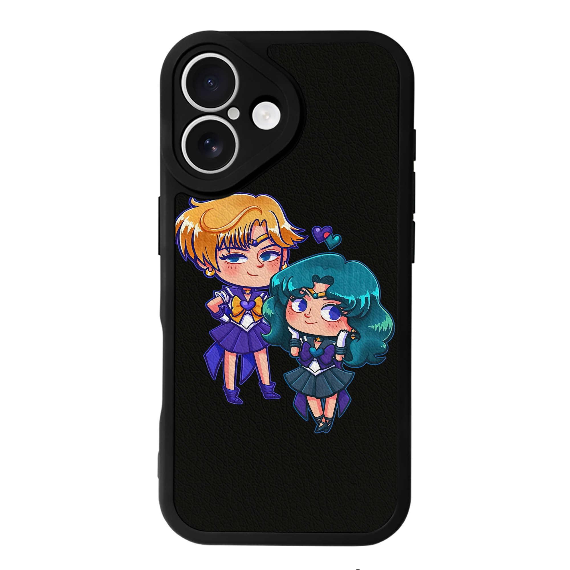 （画像用） 美少女戦士セーラームーン 天王はるか Sailor Moon Tenoh Haruka 【iPhone 16シリーズ対応】シリコンスマホケース（レザー調） 材質：シリコン
